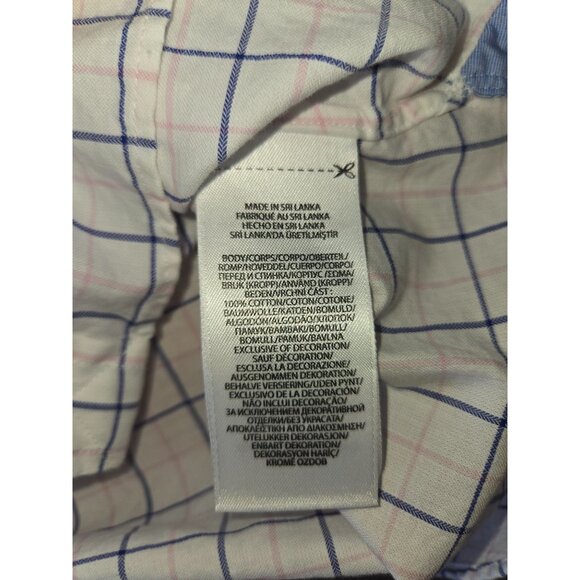 Ralph Lauren Mens Large Button-Down Long Sleeve Plaid Cotton Shirt - Picture 6 of 7